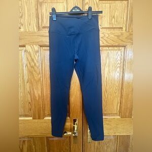 All in Motion - Ribbed Navy Blue Leggings